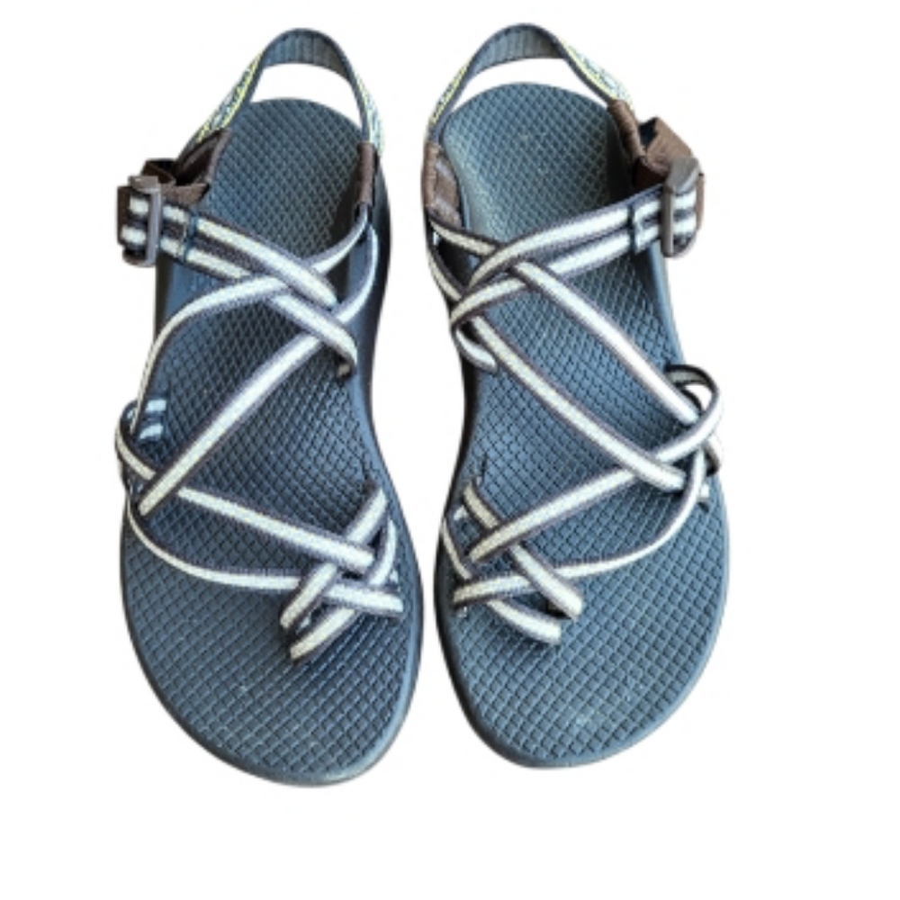 Chaco Z Cloud X Black Tan Athletic Hike Trail Walk Sandal Outdoor Shoe Women 7